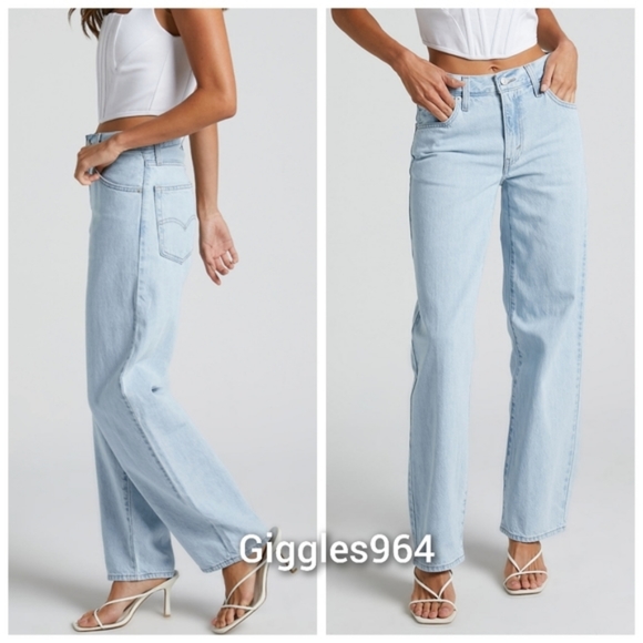 Levi's Baggy Dad Jeans in Light Sugar - Picture 8 of 12